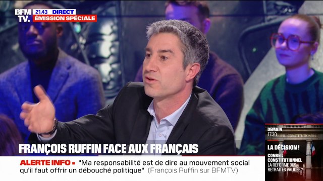 François Ruffin (LFI): Je suis entré en politique presque par inadvertance