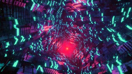 Seamless Loop Of Sci-Fi Tunnel