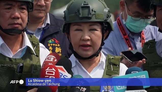 Taiwán realiza simulacros de emergencia tras maniobras chinas