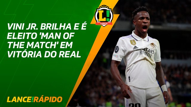 Vini Jr. brilha e é exaltado pelo Real Madrid após vitória na Champions - LANCE! Rápido