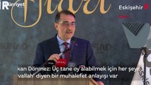 Bakan Dönmez: Üç tane oy alabilmek için her şeye ‘eyvallah’ diyen bir muhalefet anlayışı var