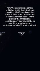 Difference between Oneweb, Starlink and Geo Stationary Satellites
