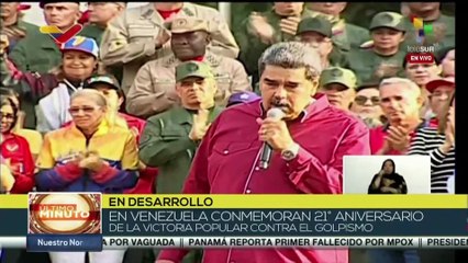 Presidente de Venezuela llamó al pueblo a un nuevo 13 de abril contra la corrupción y las mafias