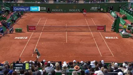 Download Video: Djokovic stunned by Musetti at Monte-Carlo Masters