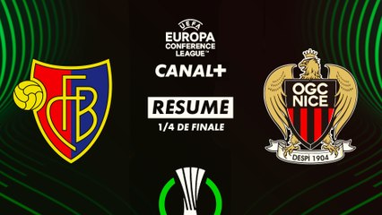 Le résumé de FC Bâle / OGC Nice - UEFA Europa Conference League (1/4 de finale aller) (CANAL+ Sport)