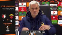 'I won't cry for 10 months' - Mourinho clashes with Dutch journalist after Roma's loss to Feyenoord