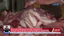 Bulacan, nagpapatupad ng total ban sa mga buhay na baboy at pork productsna galing sa mga lugar na apektado ng African swine fever | UB