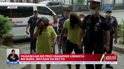 Pagawaan ng peke umanong lisensya ng baril, bistado sa Recto | UB