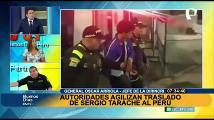 General Óscar Arriola sobre Sergio Tarache: "Operativamente nunca dejamos de buscarlo"