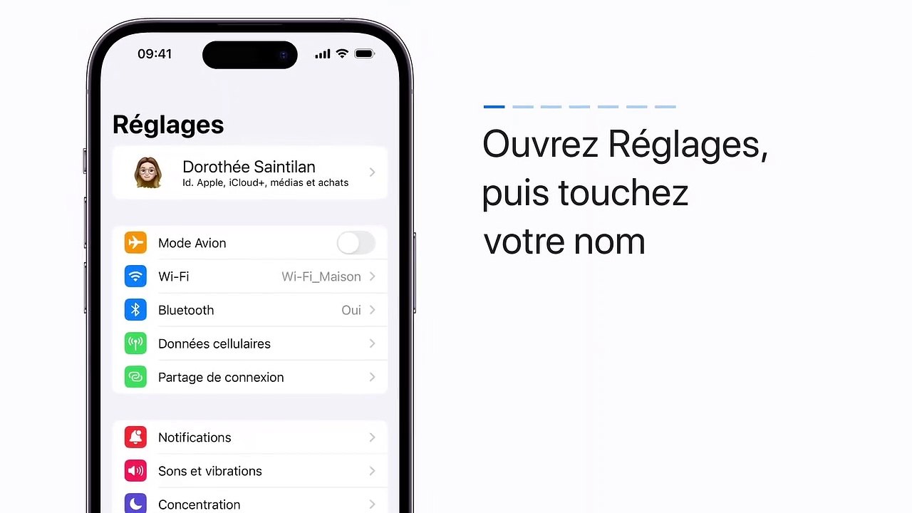 iPhone Réinitialiser le mot de passe identifiant Apple Vidéo Dailymotion