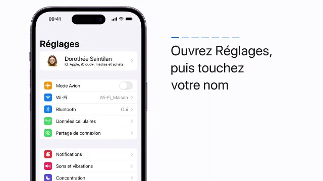 iPhone - Réinitialiser le mot de passe identifiant Apple