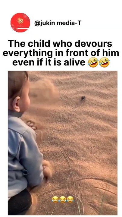 Funny lettle kid