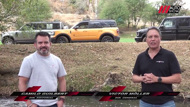 Mercedes-Benz Clase G AMG63, Land Rover Defender y Ford Bronco Sport en prueba de campo