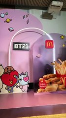 McDonald's McNuggets Meal meet BT21