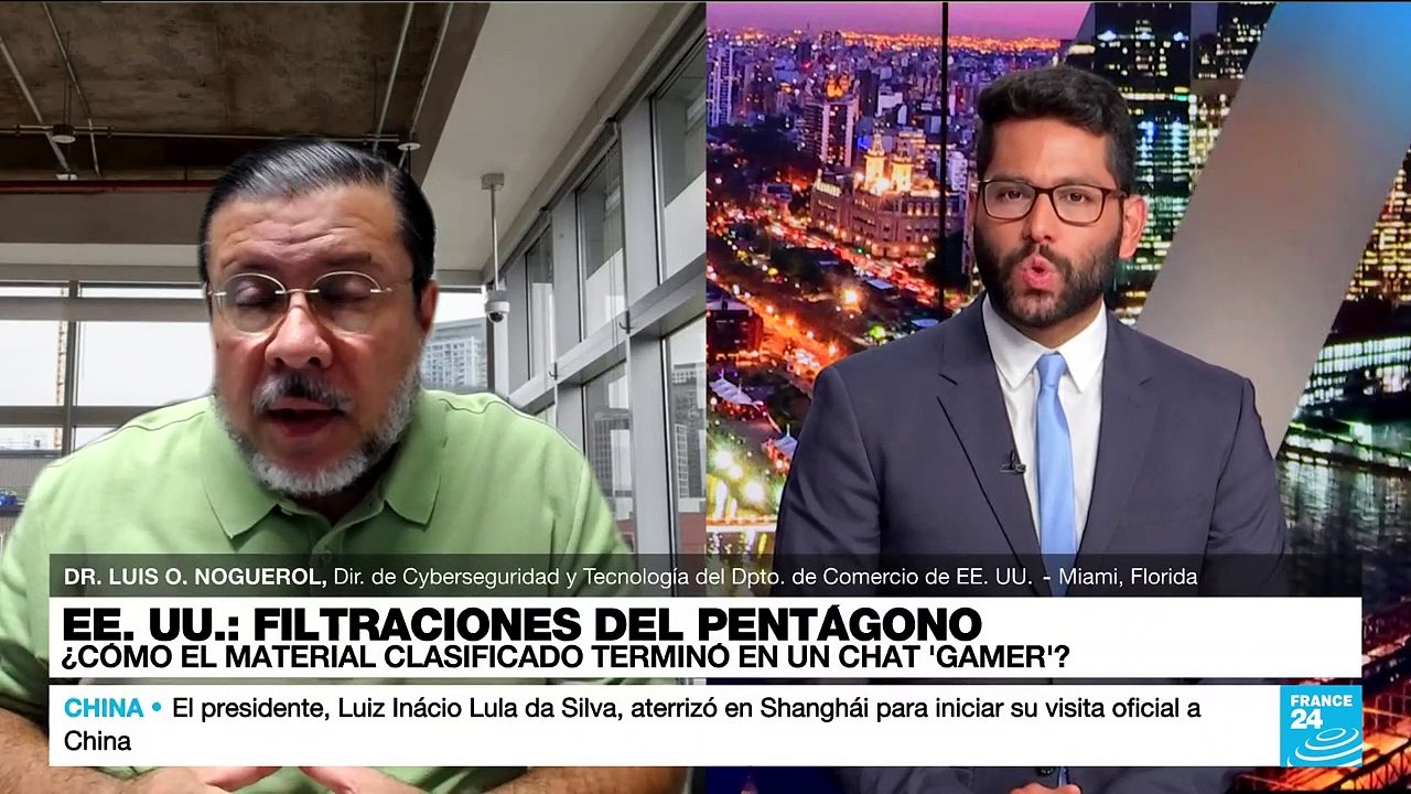 Luis Noguerol: 'Hubo una falla en el control de acceso al material clasificado del Pentágono'