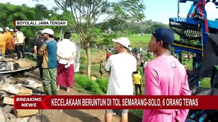 Скачать видео: Satu Jasad Korban Kecelakaan Maut Tol Semarang-Solo Terjebak di Dalam Truk