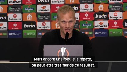 Quarts - Geraerts : “On a joué contre une grosse équipe et on peut être fier”