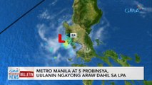 Metro Manila at 5 probinsya, uulanin ngayong araw dahil sa LPA  | GMA Integrated News Bulletin