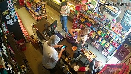 Câmeras flagram idosa furtando mercado no Guará (Parte 01)