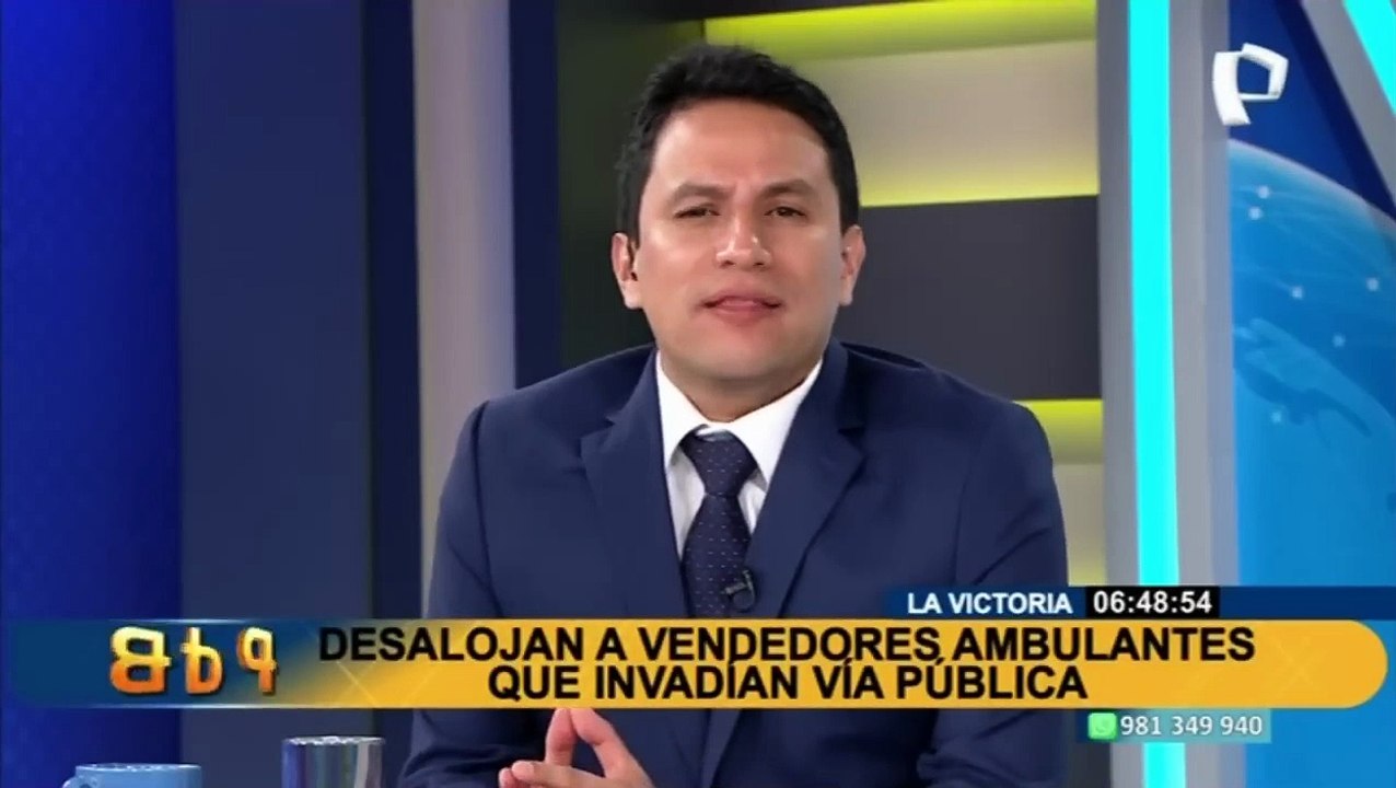 La Victoria: destruyen javas de comerciantes informales que invadían la vía pública