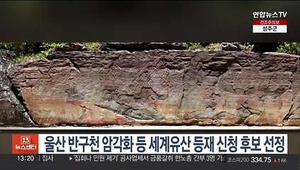 울산 반구천 암각화 등 세계유산 등재신청 후보 선정