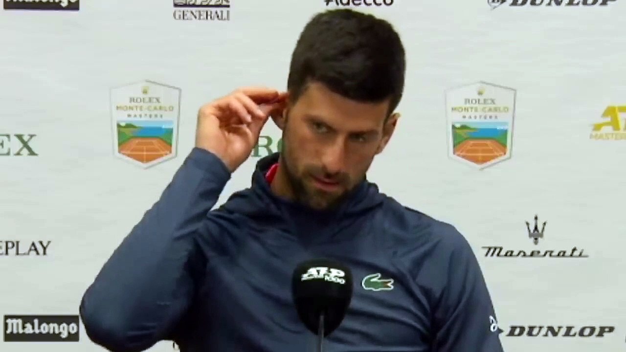ATP - Monte-Carlo 2023 - Novak Djokovic : "The feeling is terrible, honestly. But congratulations to him. He stayed strong in the important moments, and that's it. That's all I can say. Good luck to him."