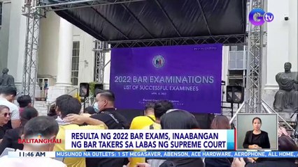 Resulta ng 2022 Bar Exams, inaabangan ng bar takers sa labas ng Supreme Court  | BT