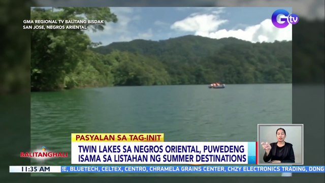 Twin Lakes sa Negros Oriental, puwedeng isama sa listahan ng summer destinations | BT