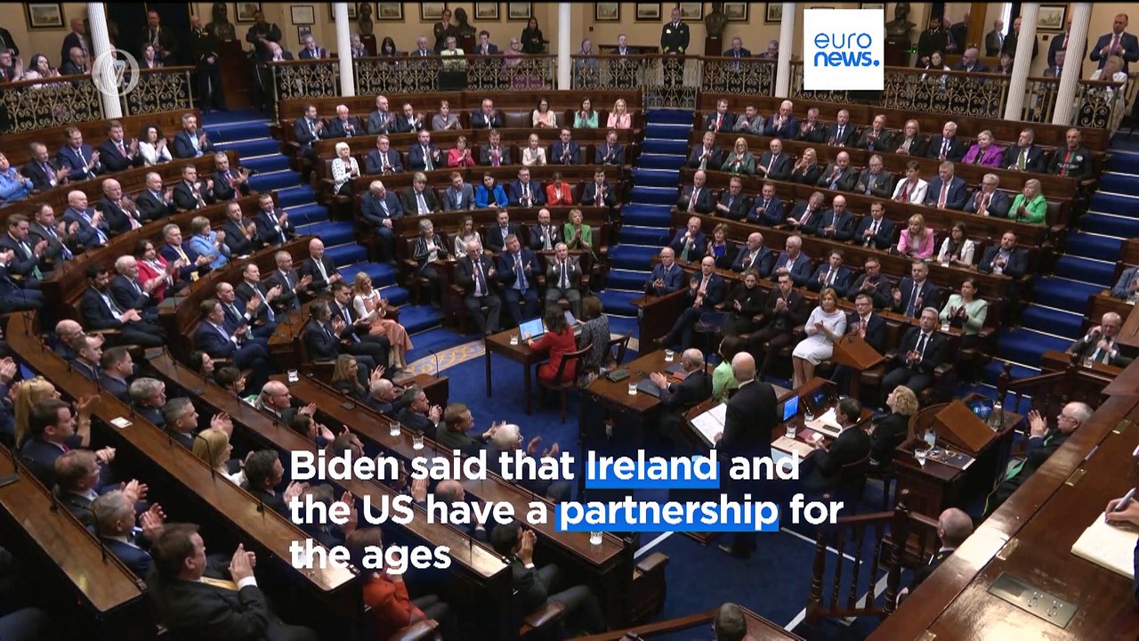 President Joe Biden celebrates close ties betwe...