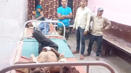 शाहजहांपुर:तेज रफ्तार टैंकर की टक्कर से बाइक सवार दो लोग हुए घायल