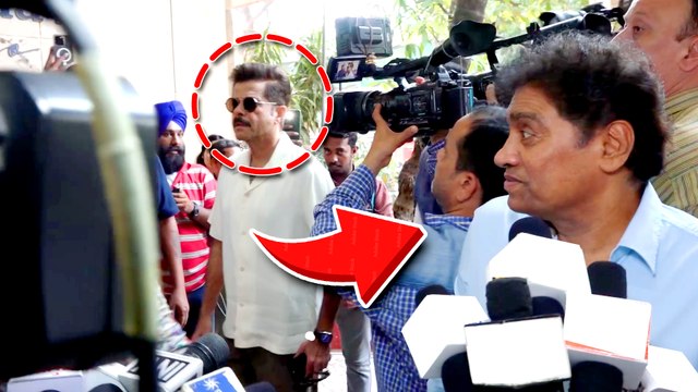 Shocking! Paparazzi Pushes Johny Lever On Seeing Anil Kapoor