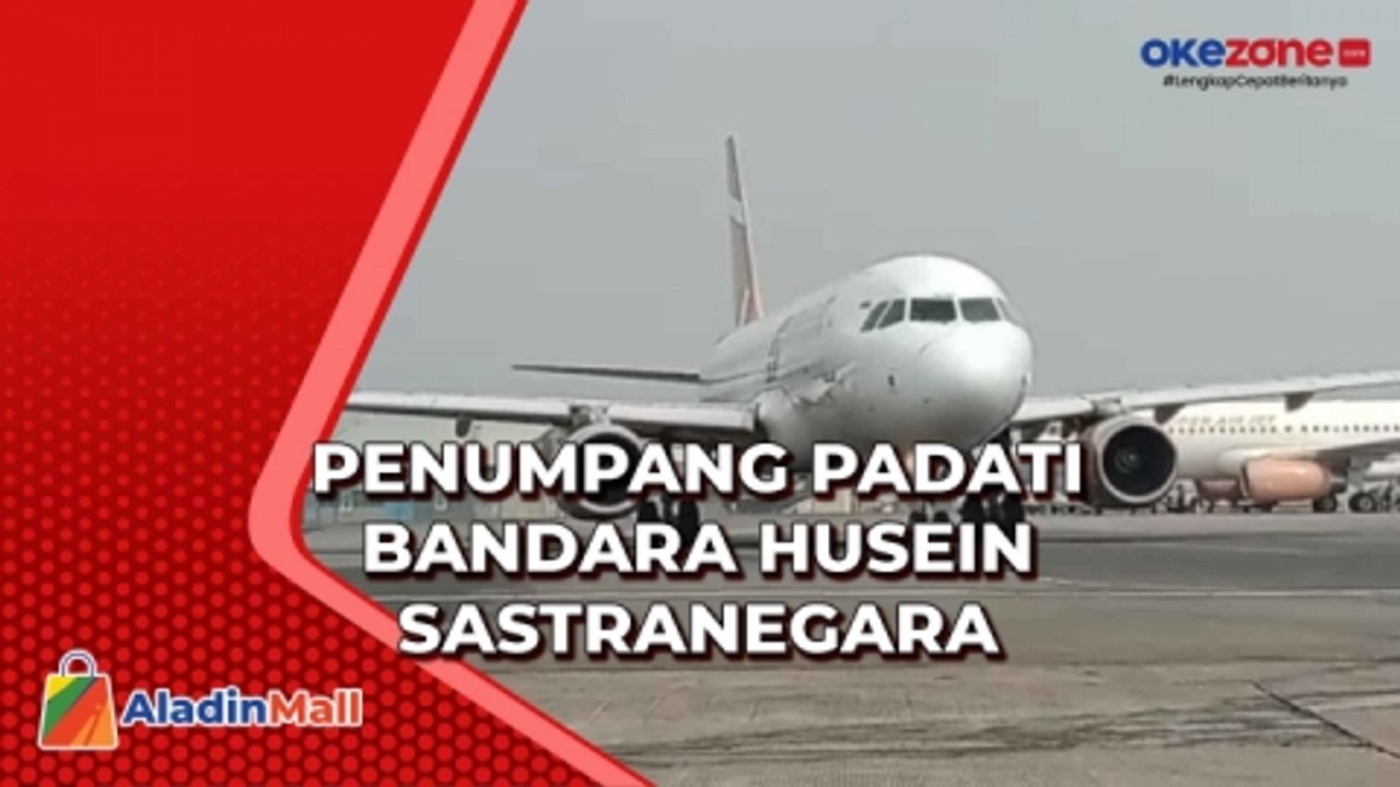 Jelang Lebaran, Ribuan Penumpang Mulai Padati Bandara Husein Sastranegara Bandung