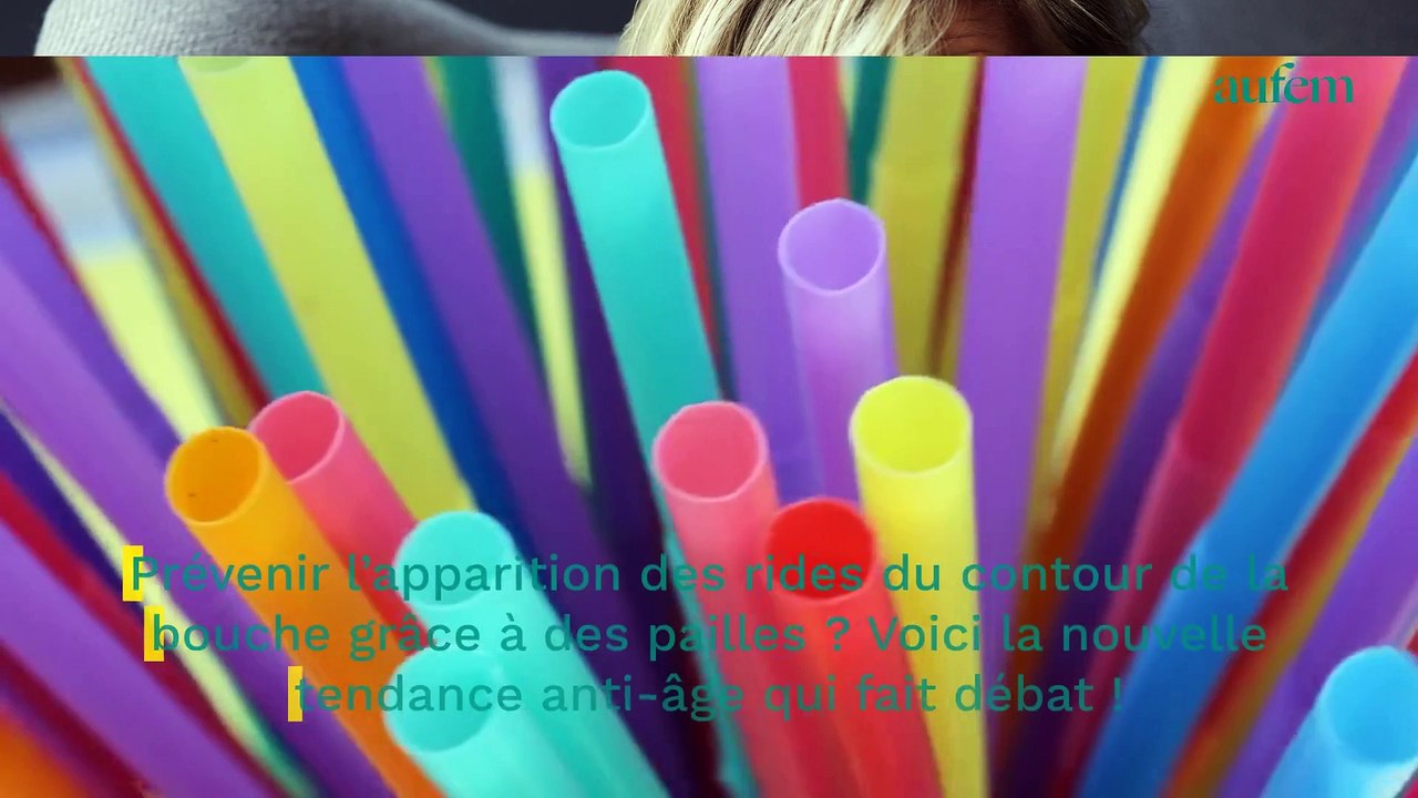 Paille “anti-rides” : le nouvel accessoire anti-âge pour éviter les ...