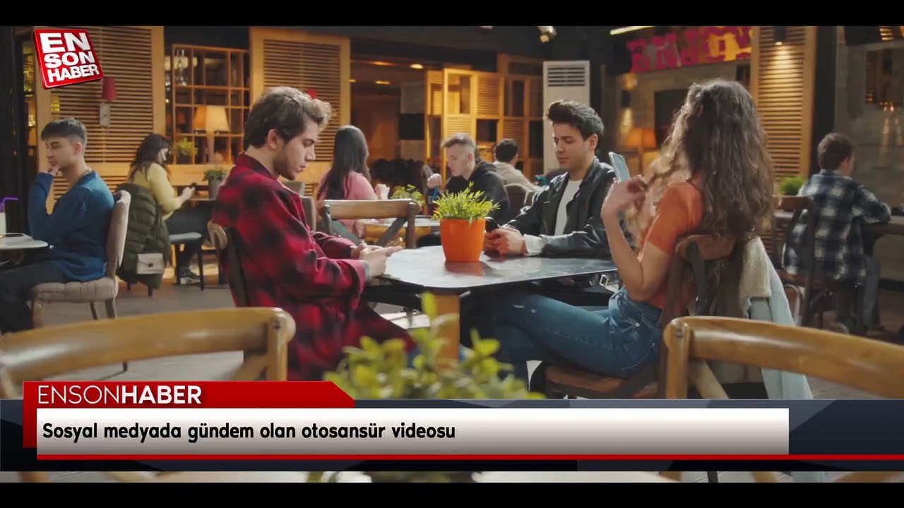 Sosyal medyada gündem olan otosansür videosu