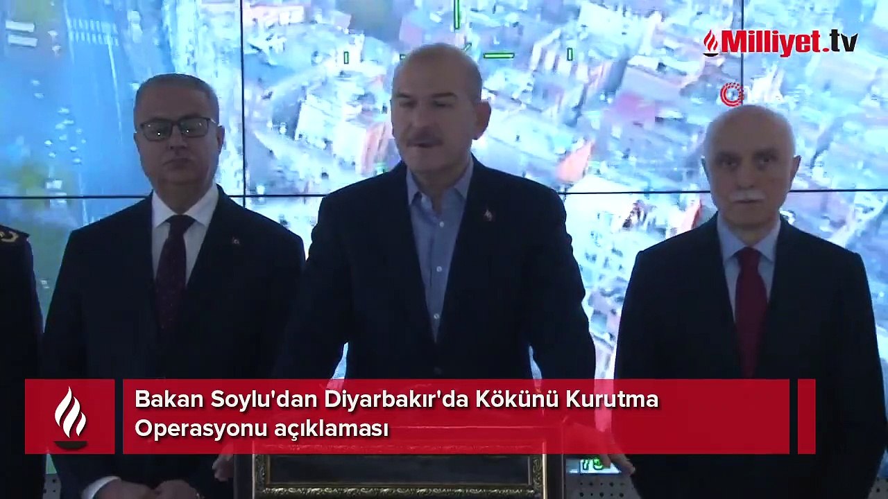 Bakan Soylu'dan Diyarbakır'da Kökünü Kurutma Operasyonu açıklaması