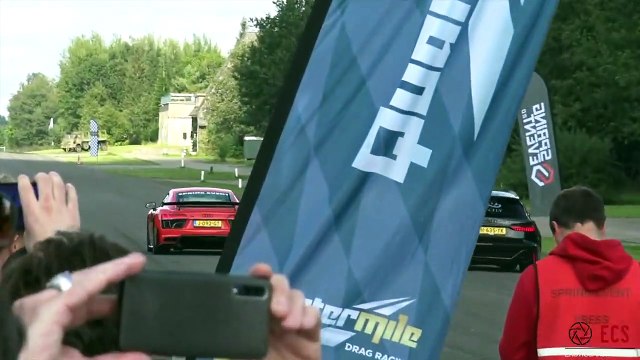 Audi R8 V10 Plus Performance Parts with Akrapovic Exhaust - LOUD Accelerations - Downshifts -
