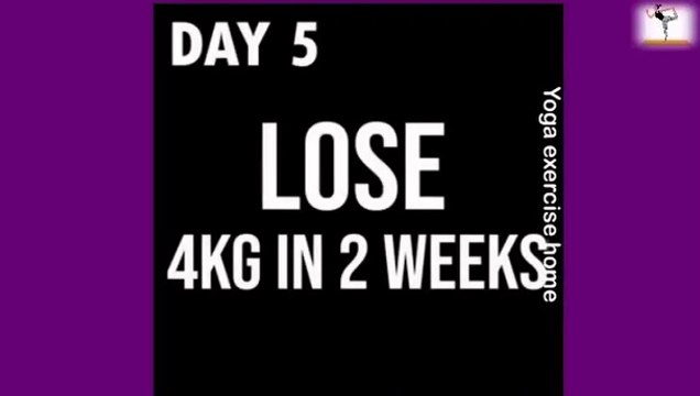 JUST 14 DAYS _ LOSE 4KG IN 2 WEEKS _ BEST WORKOUT PLAN TO LOSE WEIGHT AT HOME
