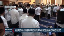 Hari Pertama Kunker, Wapres Maruf Amin Isi Ceramah Agama di Masjid