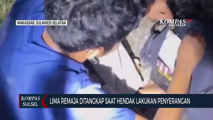 Lima Remaja Ditangkap Saat Hendak Lakukan Penyerangan