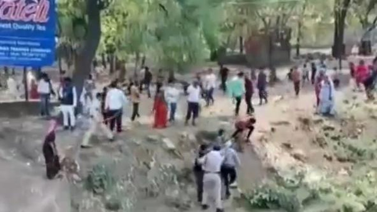 खंडवा के निमाड़ नर्सरी के पास बरपा हंगामा, SDP...