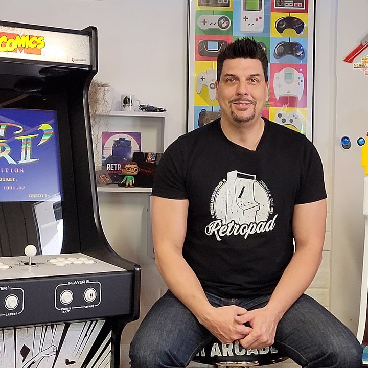 Mathieu fabrique des bornes d’arcade depuis 2017