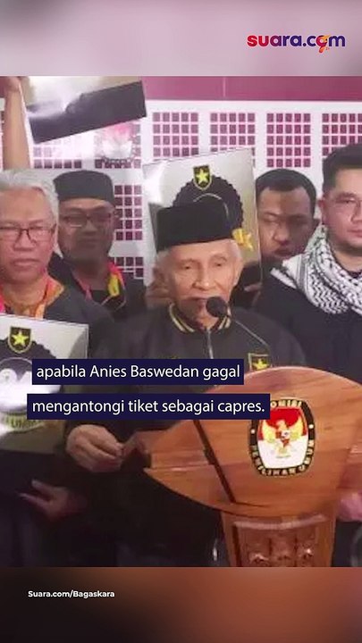Kalau Anies Gagal, Amien Rais Ogah Dukung Ganjar Pranowo di Pilpres 2024