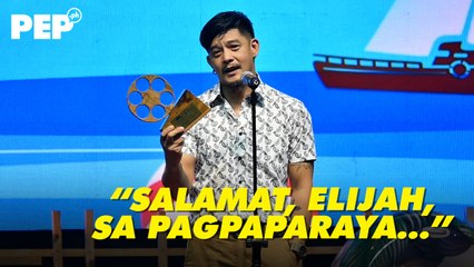 Romnick Sarmenta wins Best Actor award at the 1st Summer MMFF Gabi ng Parangal
