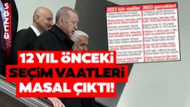 Erdoğan 12 Yıl Önce Bu Sözleri Vermişti! İşte AKP'nin Başarısız Seçim Vaatleri