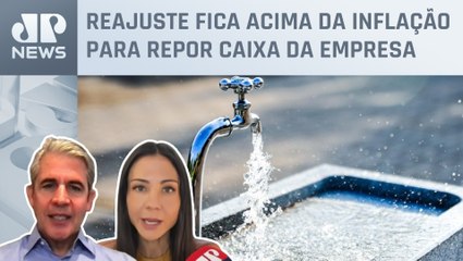 Conta de água terá reajuste de 9,56% em SP a partir de maio; Amanda Klein e Luiz Felipe d'Avila analisam