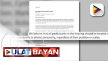 Kampo ni suspended 3rd District Negros Oriental Rep. Arnolfo Teves, nanindigang dadalo lang ang kongresista sa pagdinig sa Senado via video teleconferencing