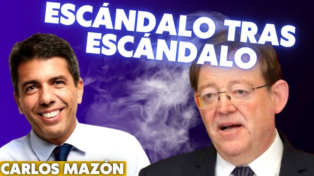 Carlos Mazón (PP) pide el fin de las CORRUPTELAS EN VALENCIA: ¡Ni Ximo Puig ni nadie da la cara!