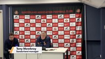 Mowbray: “I just try and think about three points against Birmingham” - Sunderland vs. Birmingham City press conference
