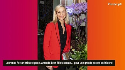 Laurence Ferrari très élégante, Amanda Lear éblouissante... pour une grande soirée parisienne