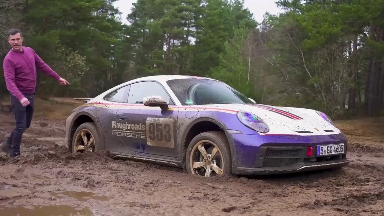 I got a £200k Porsche stuck in mud!